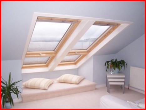 Interior View of Velux Windows Installed in West Lothian