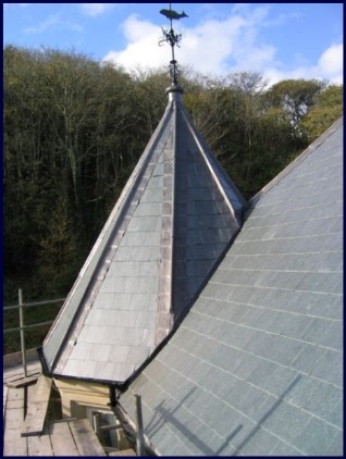 slated roof  Re-Constituted Slate in west lothian scotland slating in west lothian
